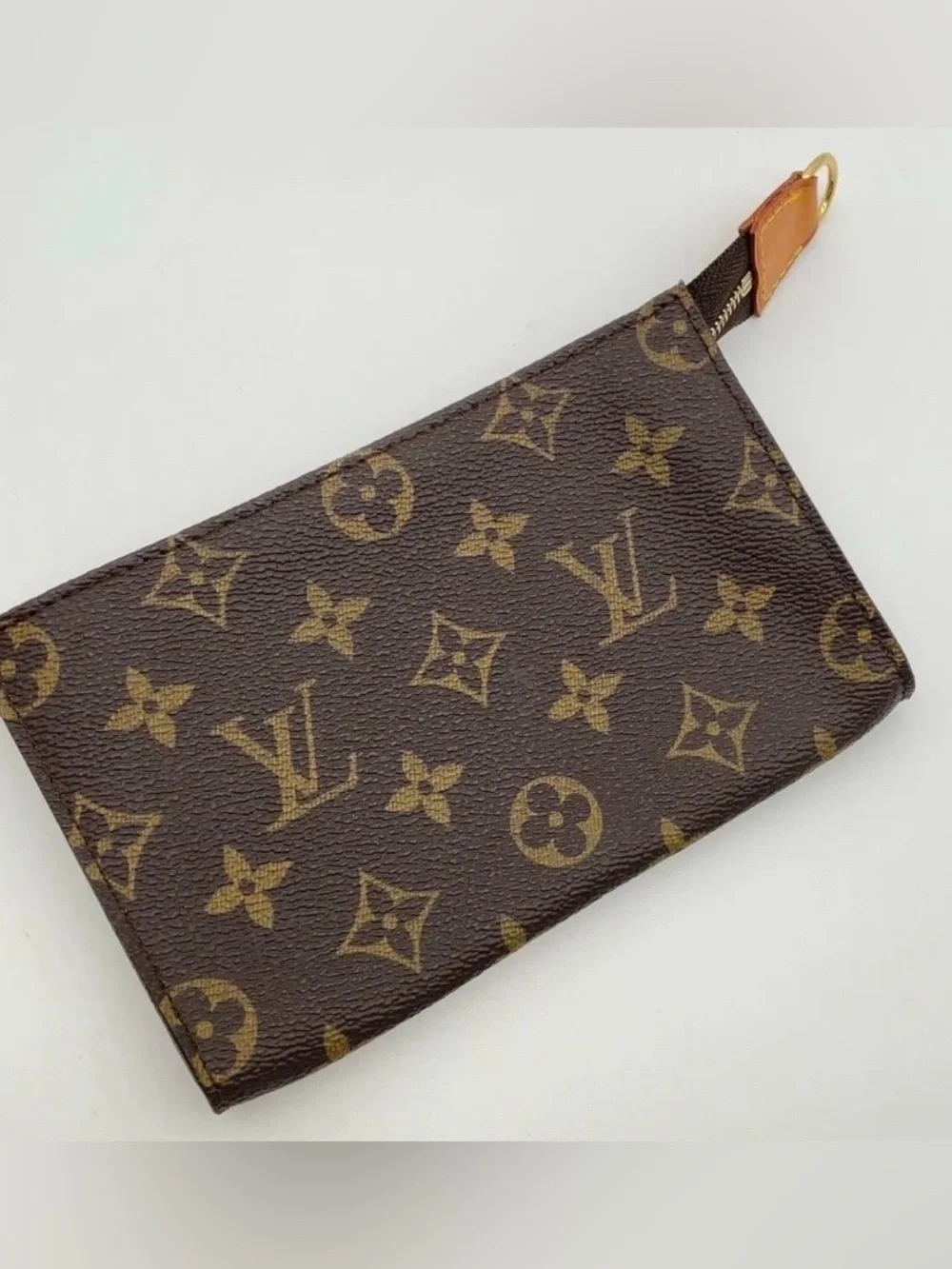 Auth Louis Vuitton Monogram Bucket PM Pouch